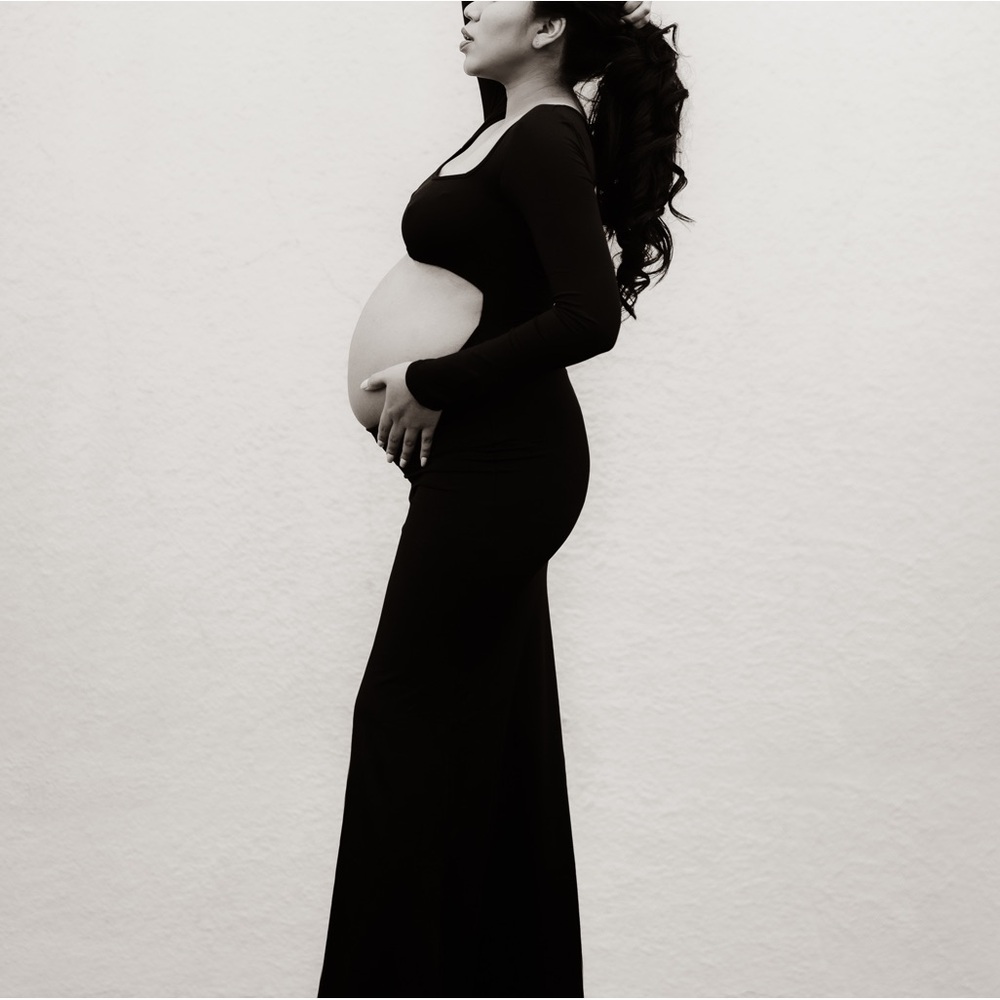 Full Length Maternity Photos Dress